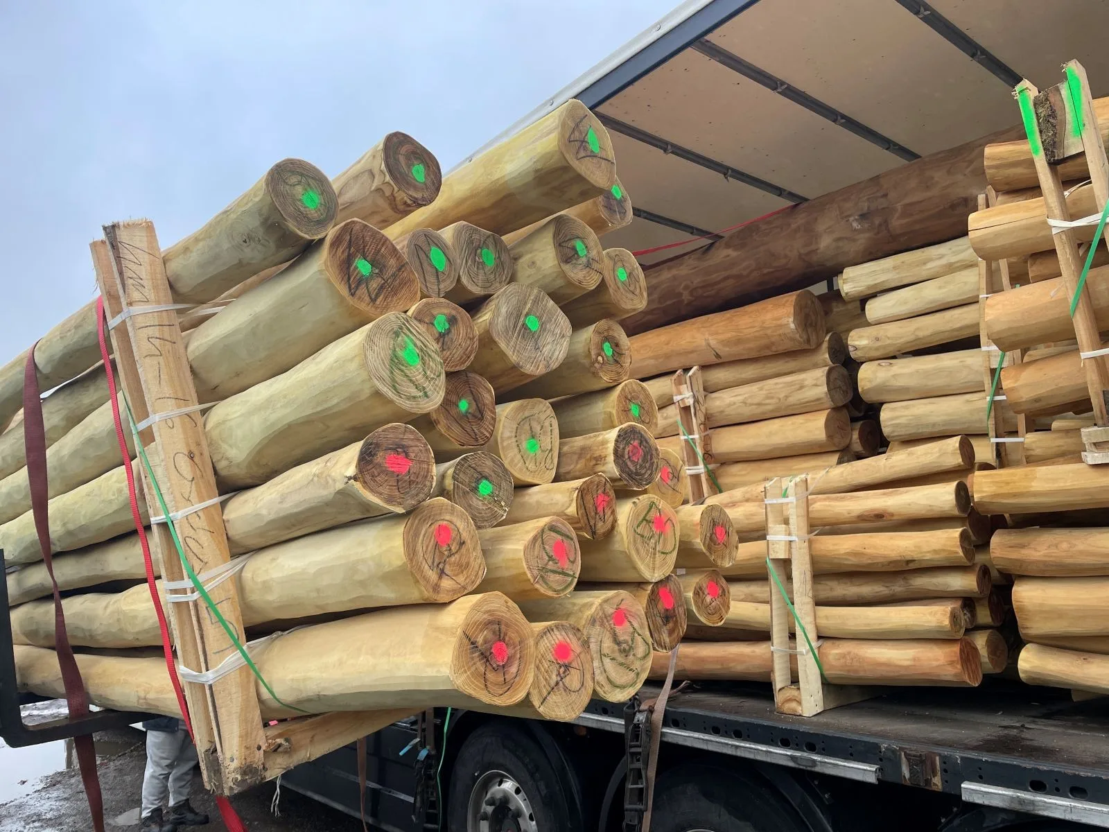 Our monthly timber stock delivery